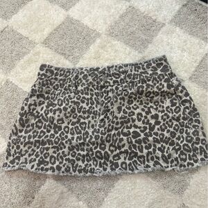 Leopard Print Tube Top - Neutral Animal Print